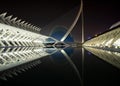 City of arts and sciences - agora horizontal view Royalty Free Stock Photo