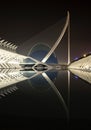 City of arts and sciences - agora vertical view Royalty Free Stock Photo