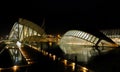 City of Arts and Sciences night view, Valencia, Spain Royalty Free Stock Photo