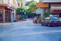 City Athens, Greece Republic. Urban street view with car. Travel photo. 16. Sep. 2019 Royalty Free Stock Photo