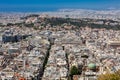 City of Athens seen from the Mount Lycabettus a Cretaceous limestone hill