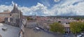 The city of Avignon viewed from atop the Palais des Papes