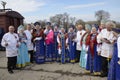 City of Balakovo of the Saratov region. Russia. May 1. 2018. Retro-train `Troop train` to the station