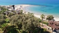 City beach in Netanya. Netanya  is a city in the Northern Central District of Israel. Royalty Free Stock Photo