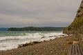 City Beach in Piran, Slovenia Royalty Free Stock Photo