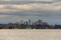 Bellevue Skyline along Lake Washington USA