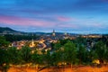 City of Bern skyline with a dramatic sky in Bern, Switzerland