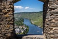 The city Bernkastel-Kues on river Moselle, Germany Royalty Free Stock Photo