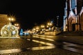 Bialystok night Royalty Free Stock Photo