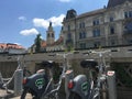 City bikes and the Ljubljana Cathedral