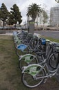 City bikes in San Diego California Royalty Free Stock Photo
