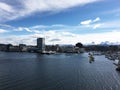 City of BodÃÂ¸, Nordland, Norway. Royalty Free Stock Photo