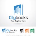 City Books Logo Template Design Vector
