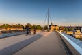 The City bridge in Odense, Denmark Royalty Free Stock Photo