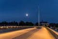 The City bridge in Odense, Denmark Royalty Free Stock Photo