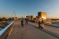 The City bridge in Odense, Denmark Royalty Free Stock Photo