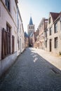 The city of Bruges in summer.