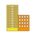 city building icon image Royalty Free Stock Photo