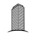 City building icon image Royalty Free Stock Photo