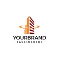 City building logo template Royalty Free Stock Photo