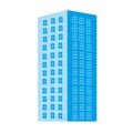 City building pictogram icon image Royalty Free Stock Photo