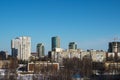 City buildings from a height Royalty Free Stock Photo