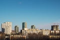 City buildings from a height Royalty Free Stock Photo