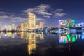 City buildings at manila bay philippines