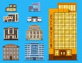 City buildings modern tower office architecture house business apartment