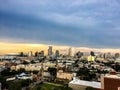 New Orleans, Louisiana skyline at sunset Royalty Free Stock Photo