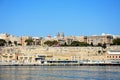 City buildings and waterfront, Valletta.