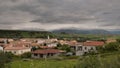 City of bulzi in sardinia seen from above Royalty Free Stock Photo