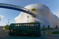 City bus and bullring shopping mall in Birmingham