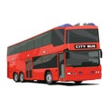 City bus design Royalty Free Stock Photo