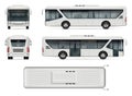 City bus vector mockup