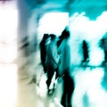 City business people abstract Royalty Free Stock Photo