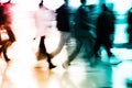 City business people abstract background