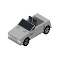 City cabriolet isometric 3D element