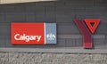 A city of Calgary South Health Campus YMCA sign