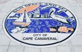 City of Cape Canaveral Florida Seal Royalty Free Stock Photo