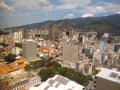 The city of Caracas panoramic view with El Avila mountain