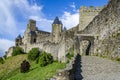 City of Carcassonne region of Occitania. aude france Royalty Free Stock Photo