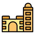 City casablanca icon vector flat