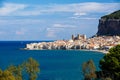 City of Cefalu, Sicily, Italy Royalty Free Stock Photo