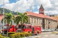 City center of caribbean town Kingstown, Saint Vincent and the Grenadines