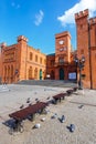 City center of Kolobrzeg with neo gothic building of City Hall, West Pomerania, Poland Royalty Free Stock Photo