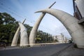 City center of Mombasa, Kenya Royalty Free Stock Photo