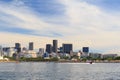 City center of Rio de Janeiro from Guanabara bay Royalty Free Stock Photo