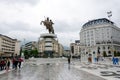 City center of Skopie, Macedonia