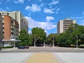 Turnu Magurele city center, in Romania